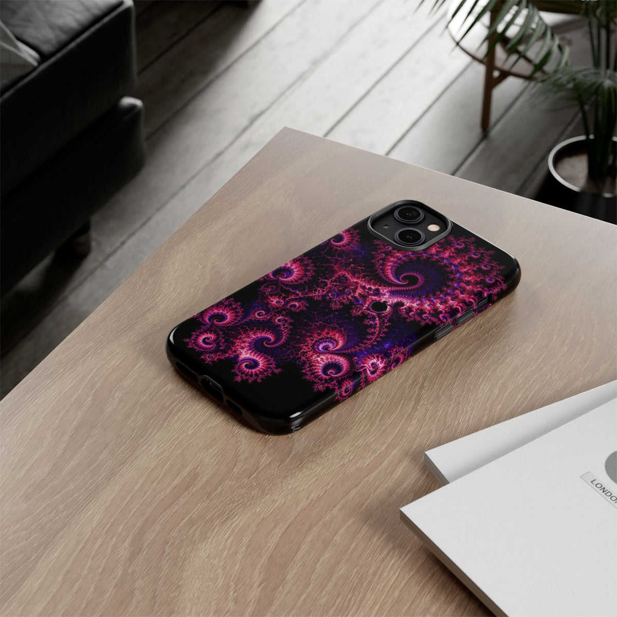 Copper Infinity - Hot Pink & Violet Phone Case