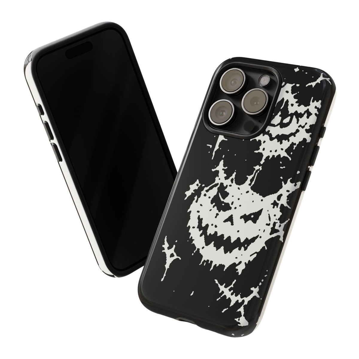White Spiderweb Pumpkin Phone Case