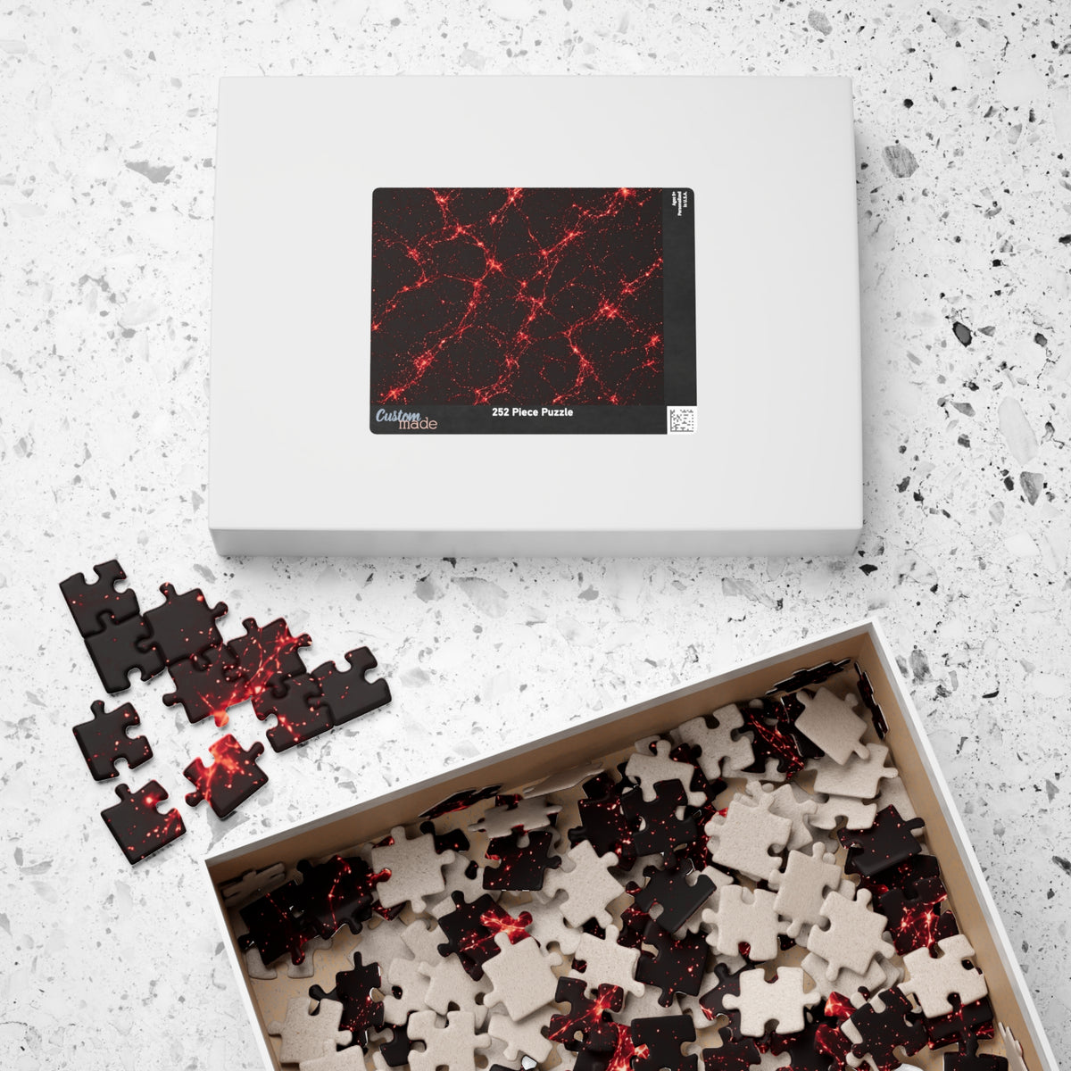 Neon Mycelium - Blood Moon Jigsaw Puzzle