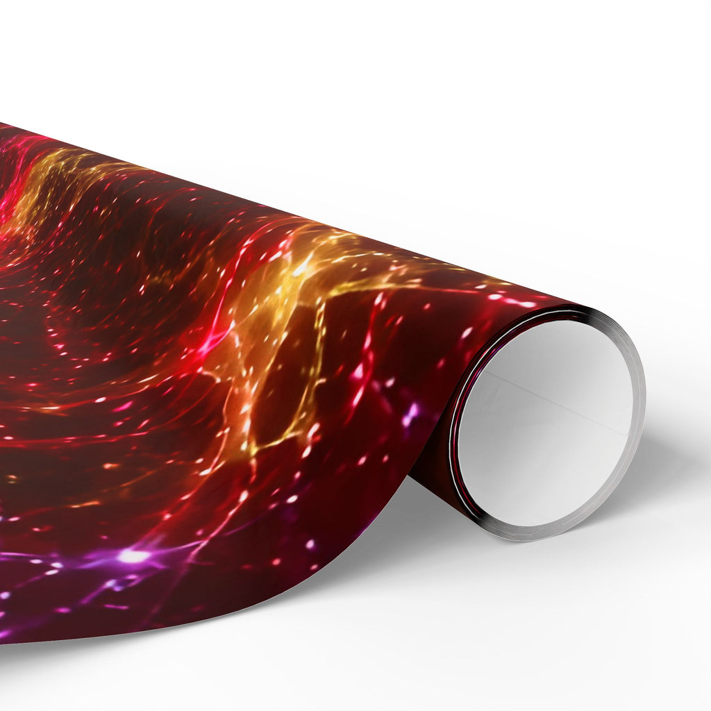 Neon Mycelium - Rainbow Nerve Wrapping Paper