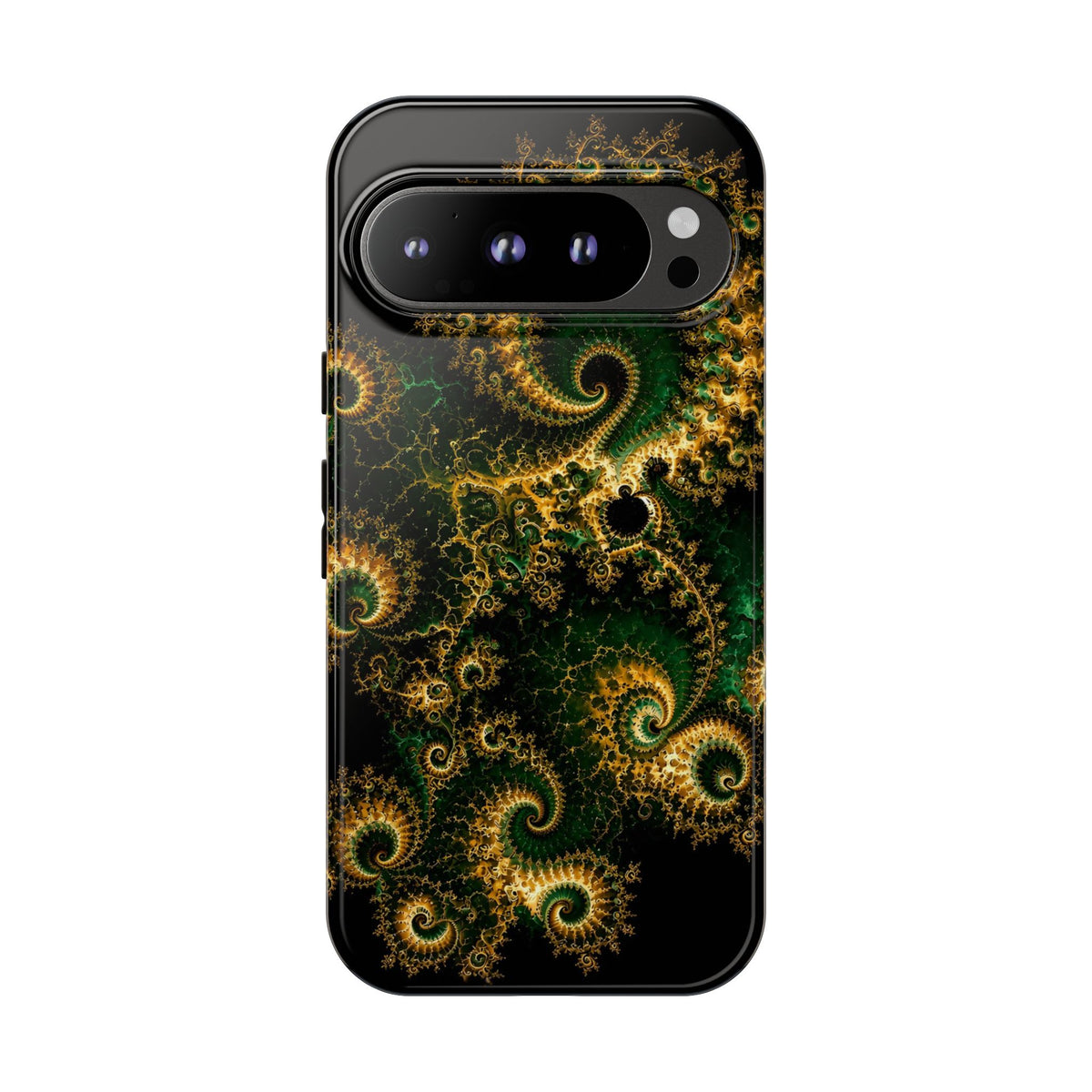 Copper Infinity - Emerald & Gold Phone Case