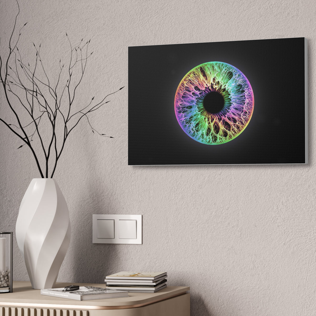 BLXNTT Iris – Lace Web Holographic Glossy Canvas