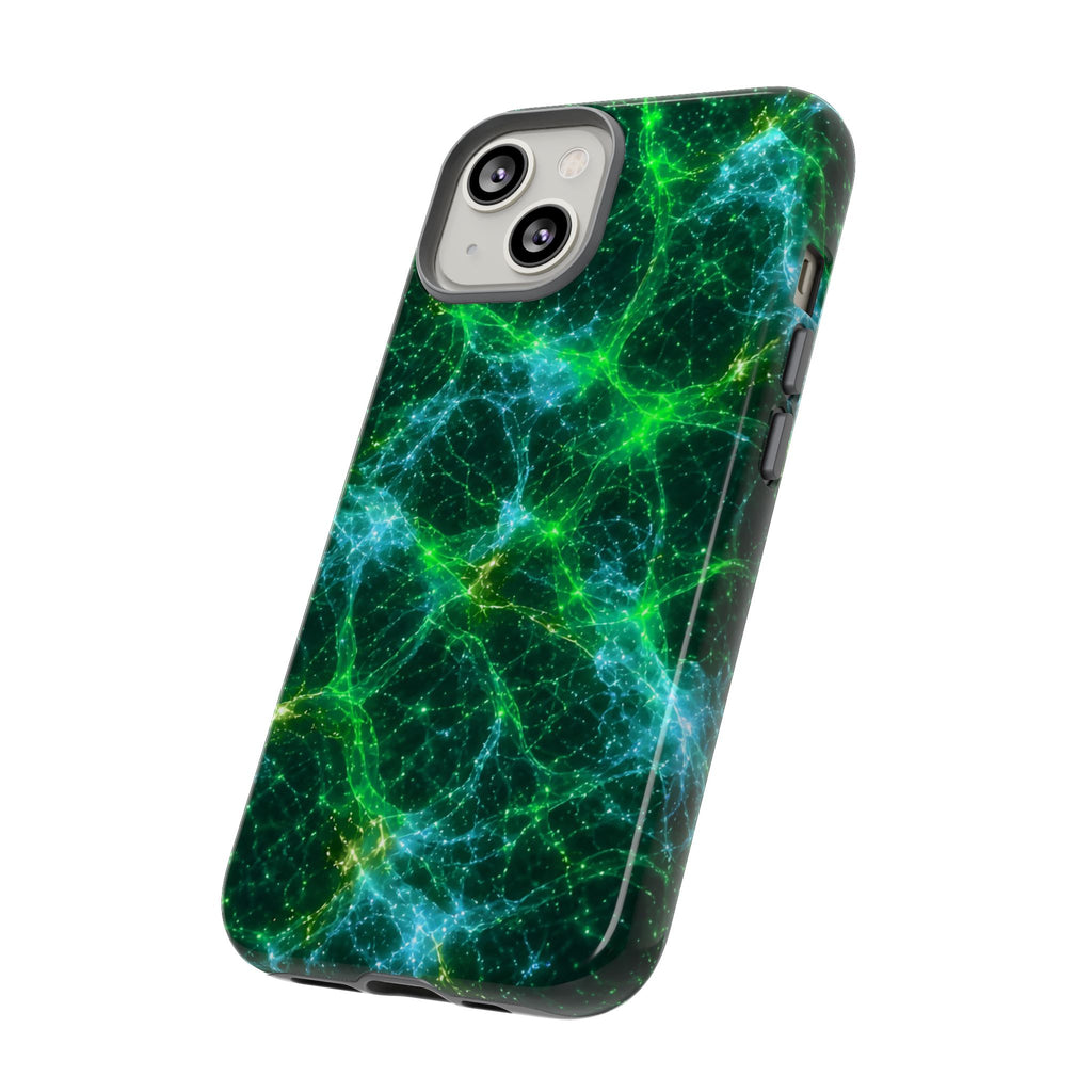 Neon Mycelium - Mermaid Phone Case