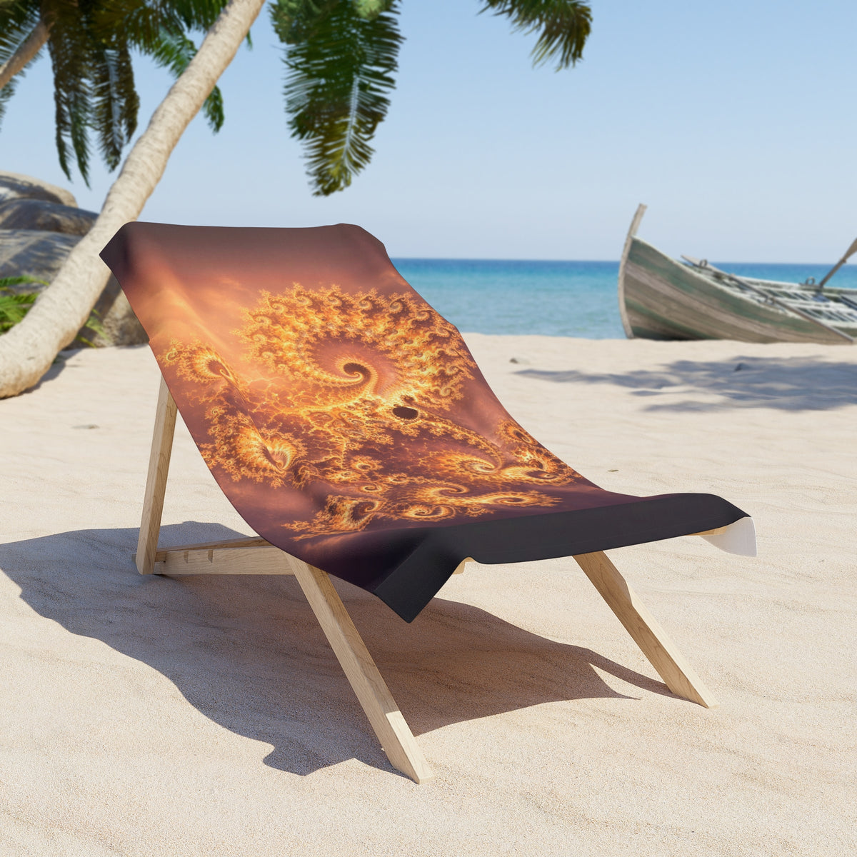 Copper Infinity - Golden Hour Beach Towel