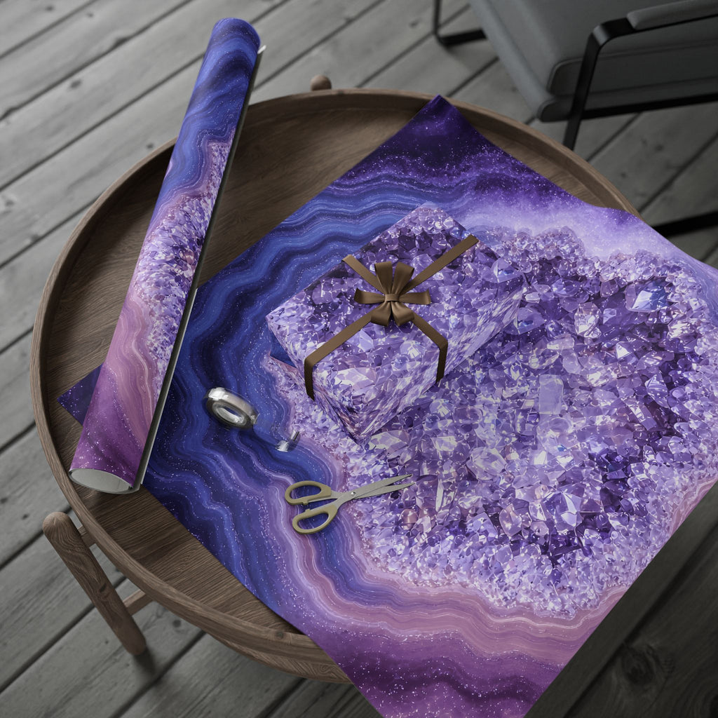 Geode Core - Lilac Dream Wrapping Paper