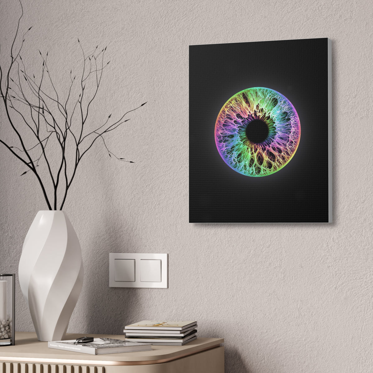 BLXNTT Iris – Lace Web Holographic Glossy Canvas
