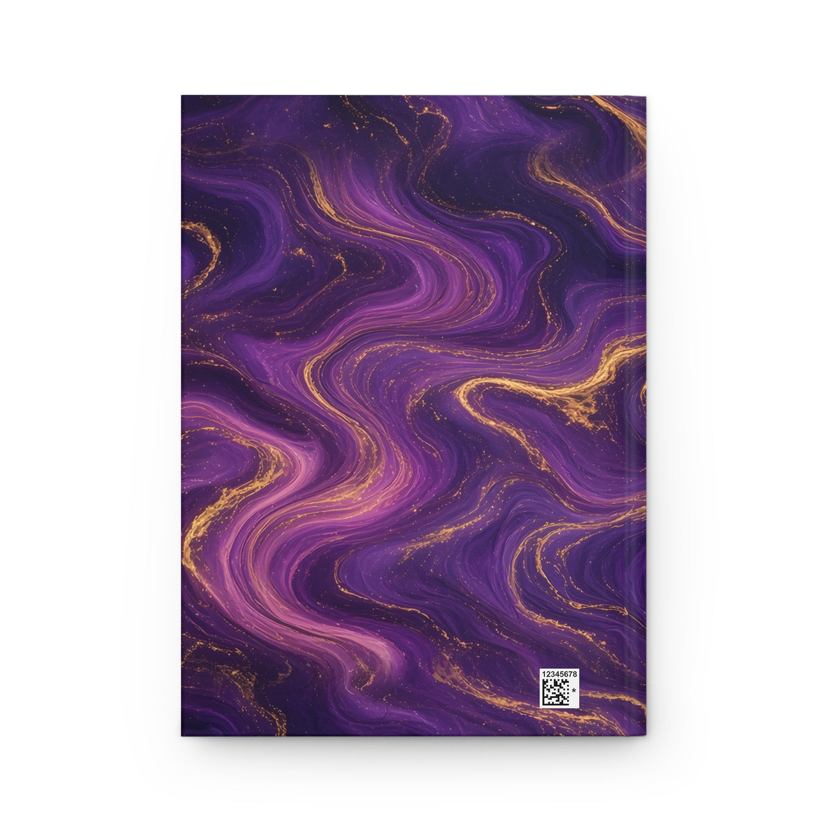 Royal Purple Marble Hardcover Journal