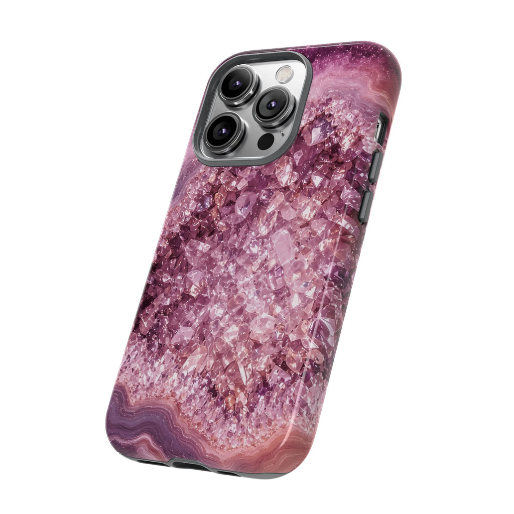 Geode Core - Rose Quartz Phone Case