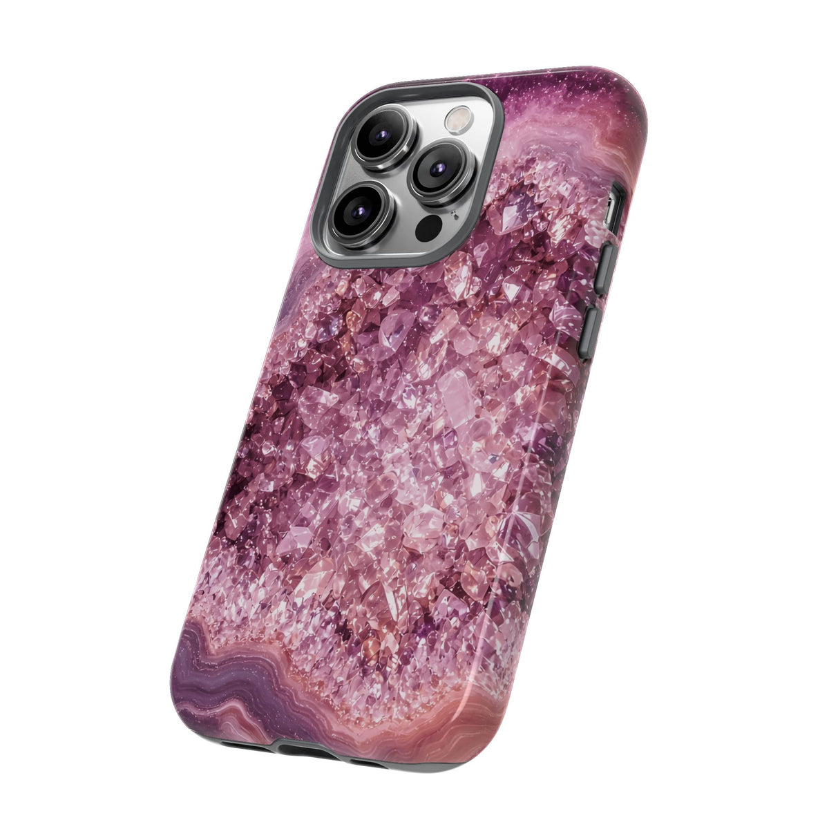 Geode Core - Rose Quartz Phone Case