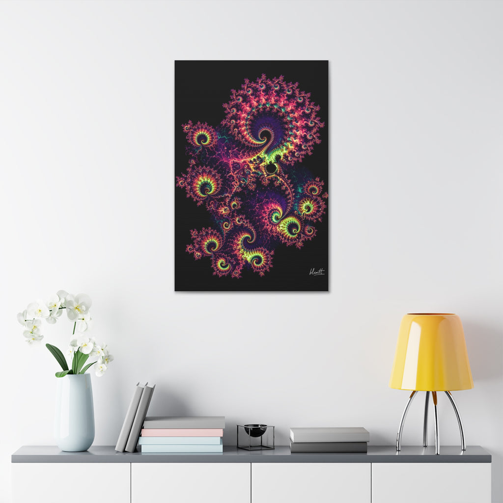 Copper Infinity - Blacklight Glossy Canvas