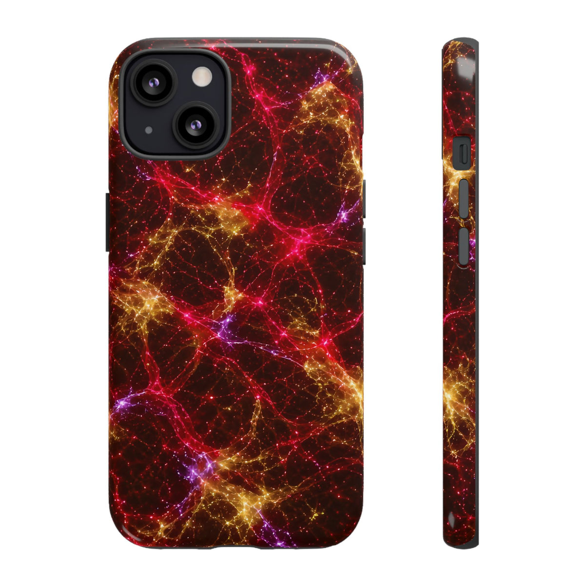 Neon Mycelium - Rainbow Nerve Phone Case