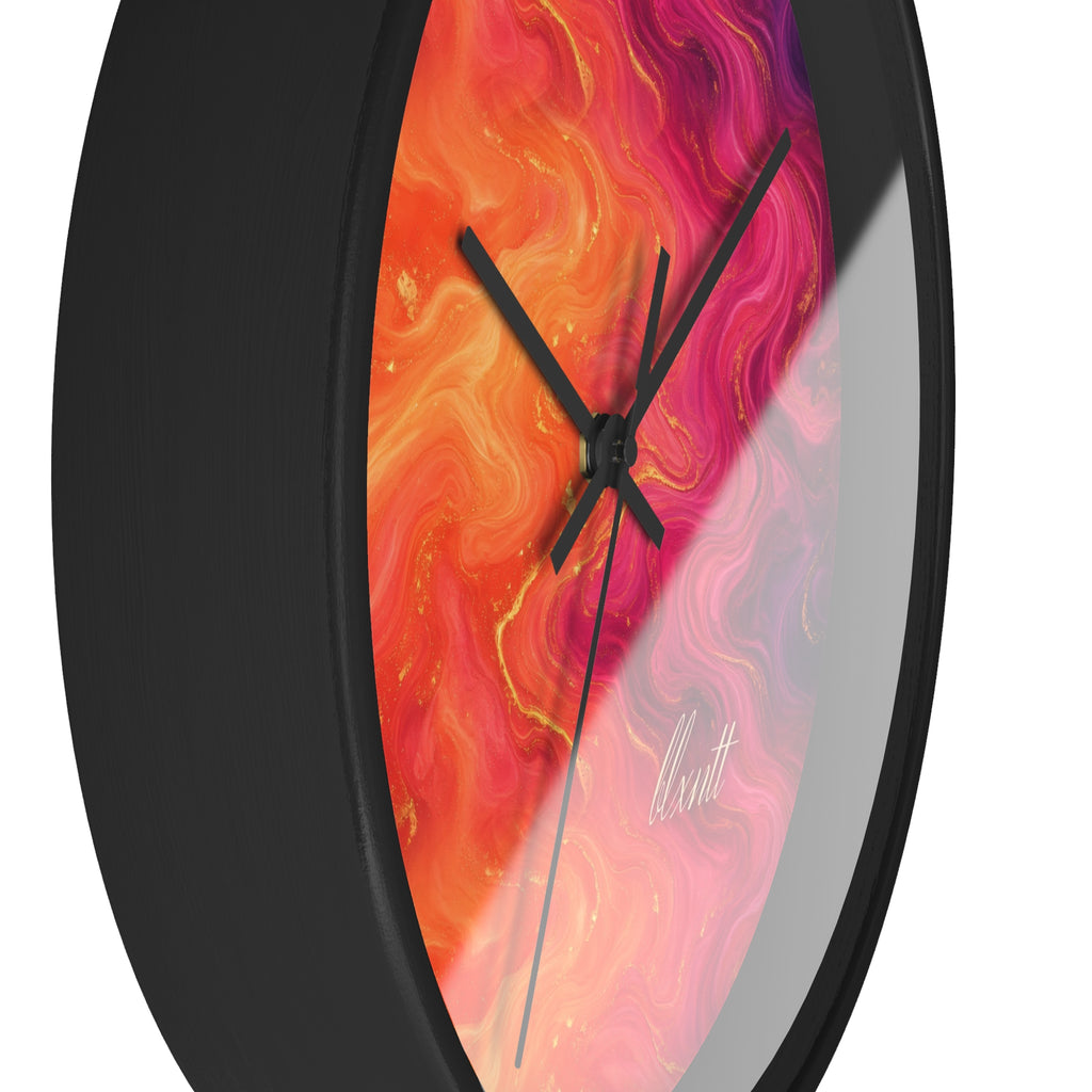 Sunset Marble Wall Clock