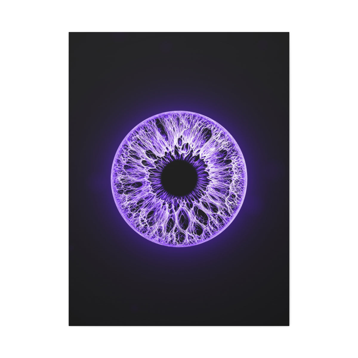 BLXNTT Iris – Lace Web Ultraviolet Glossy Canvas