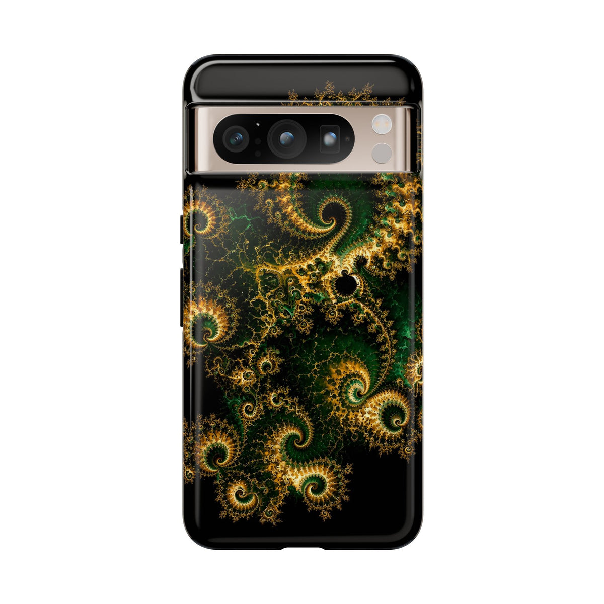 Copper Infinity - Emerald & Gold Phone Case