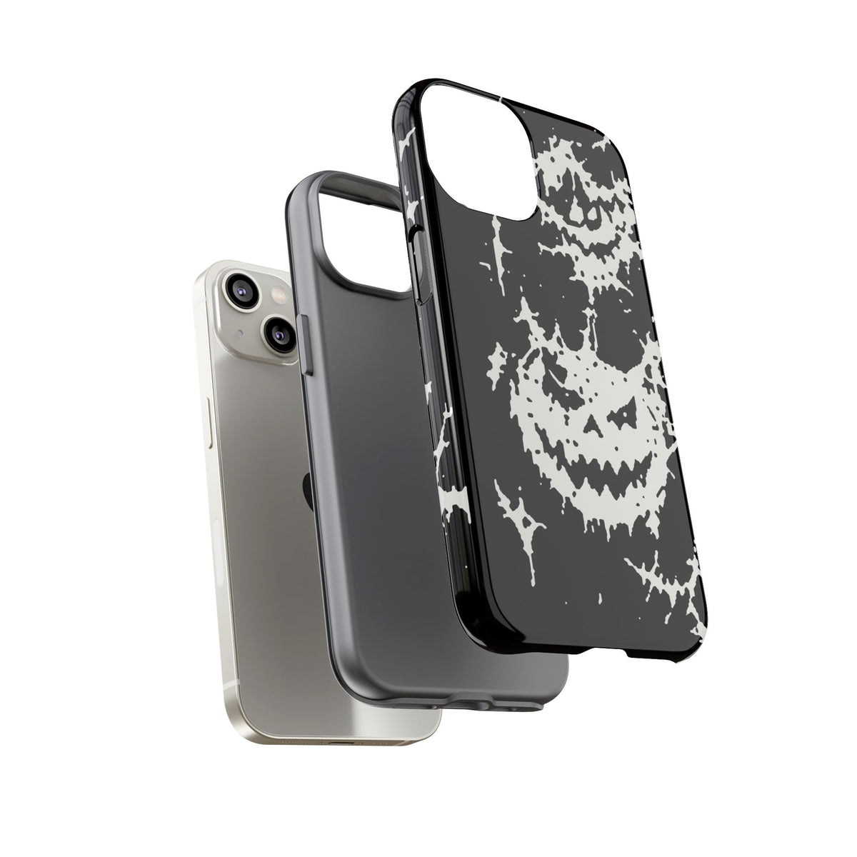 White Spiderweb Pumpkin Phone Case