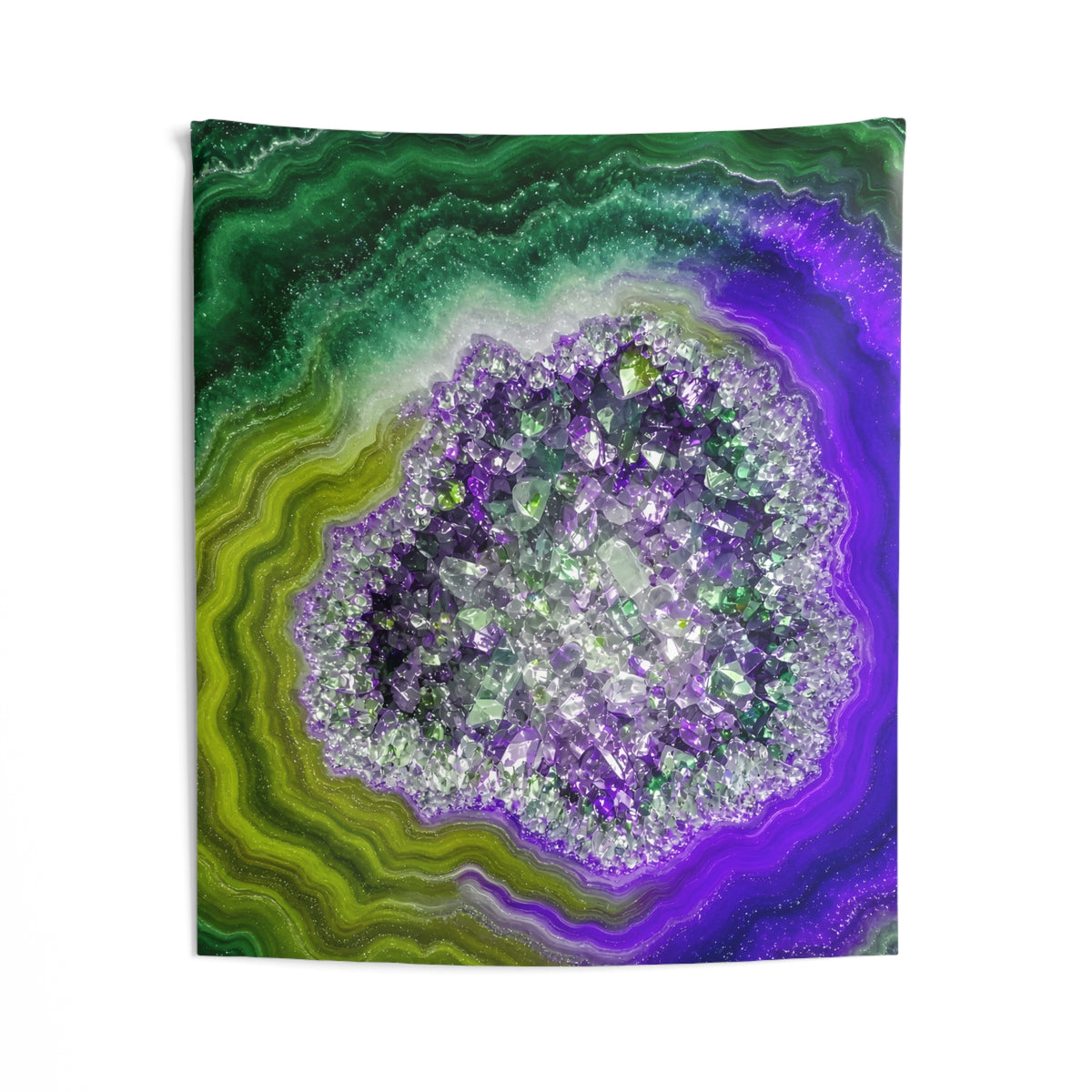 Geode Core - Ruby Emerald Tapestry