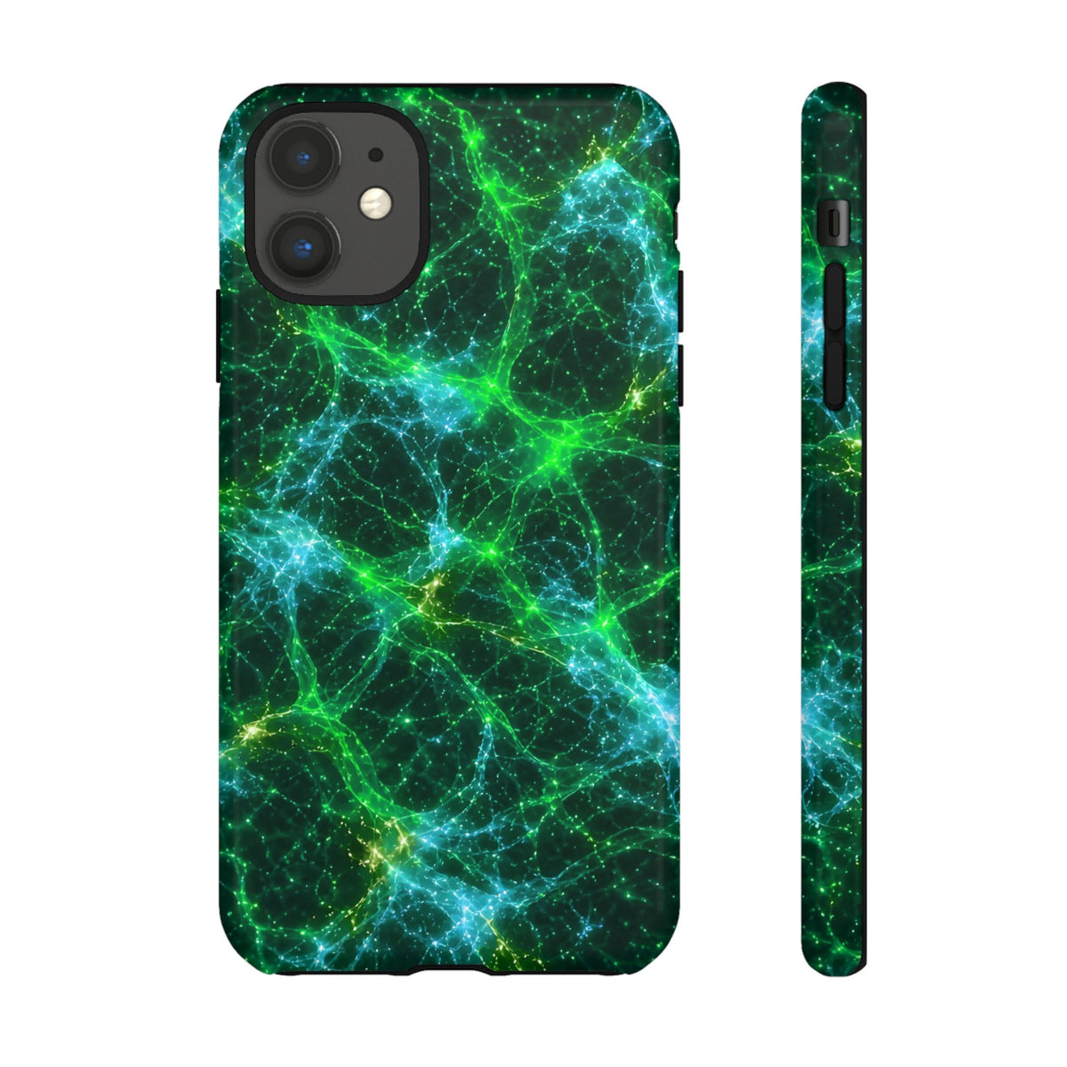 Neon Mycelium - Mermaid Phone Case