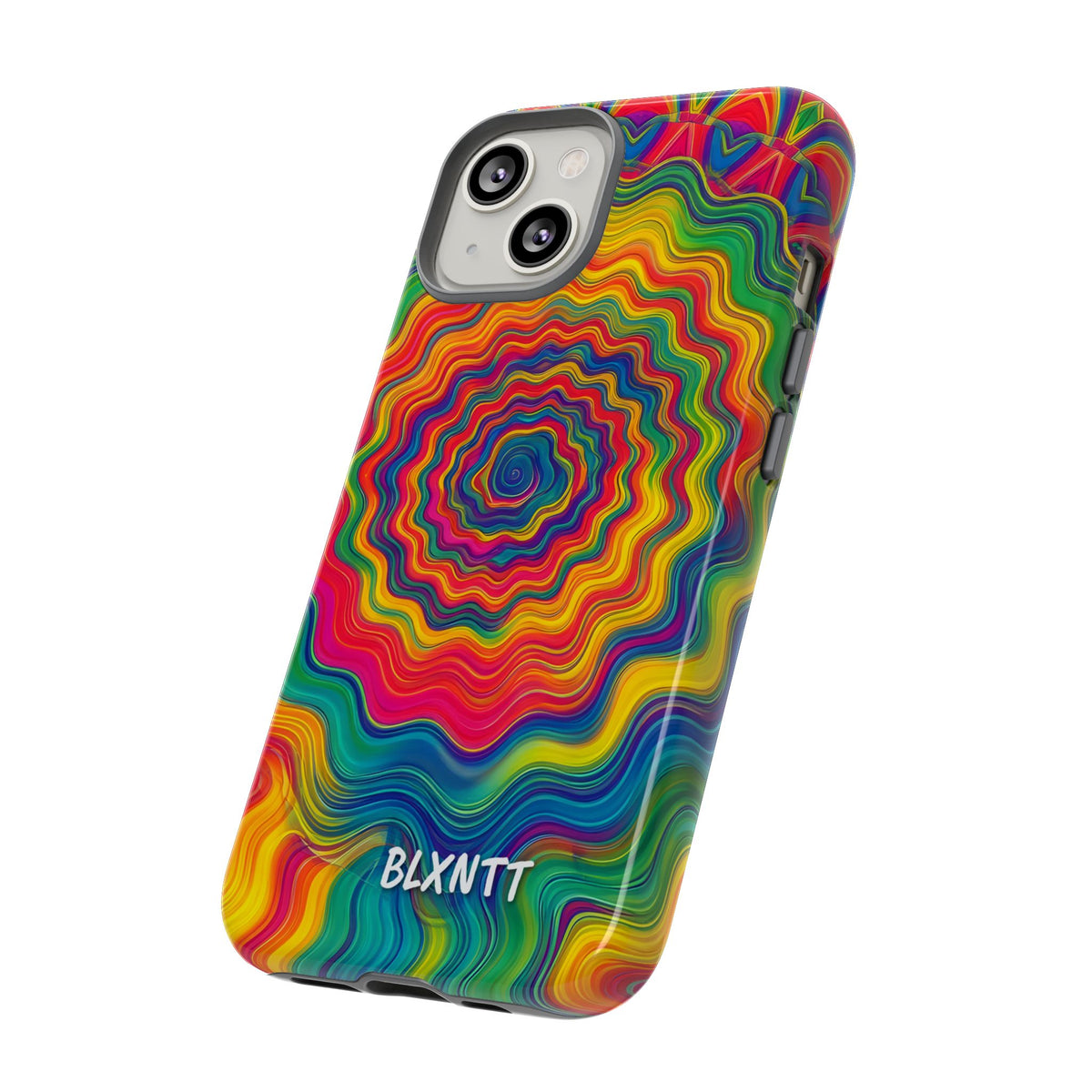 Hypnotic Rainbow Ripple Phone Case