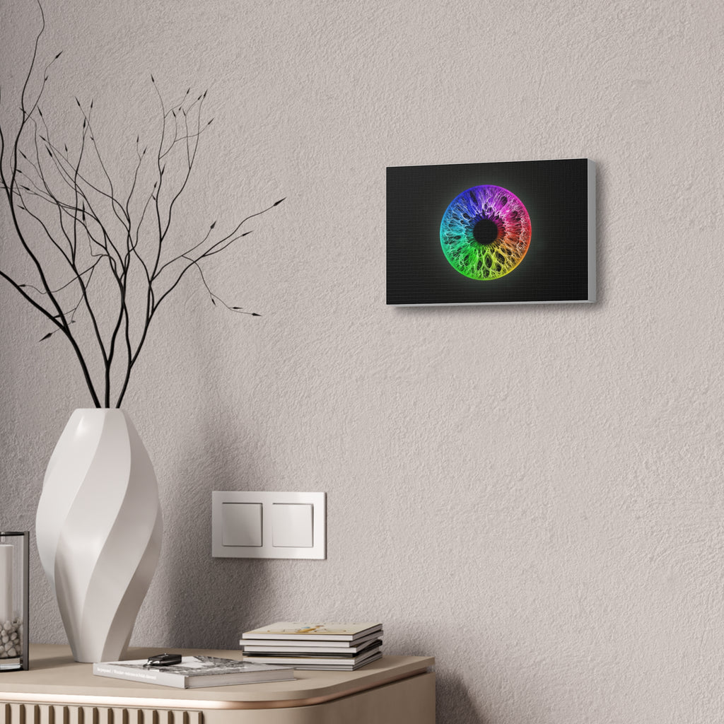 BLXNTT Iris – Lace Web Rainbow Sectors Glossy Canvas