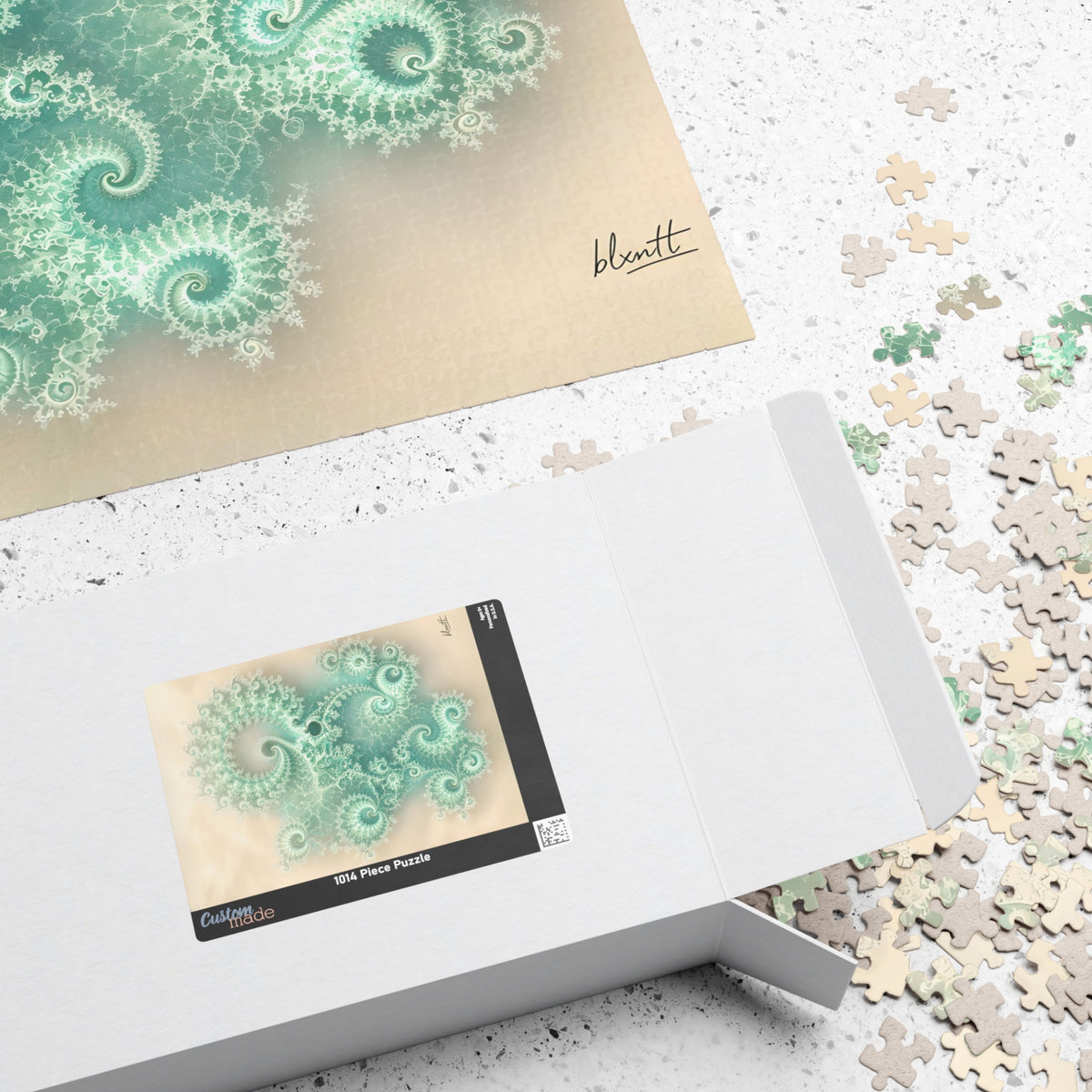 Copper Infinity - Sea Glass Jigsaw Puzzle