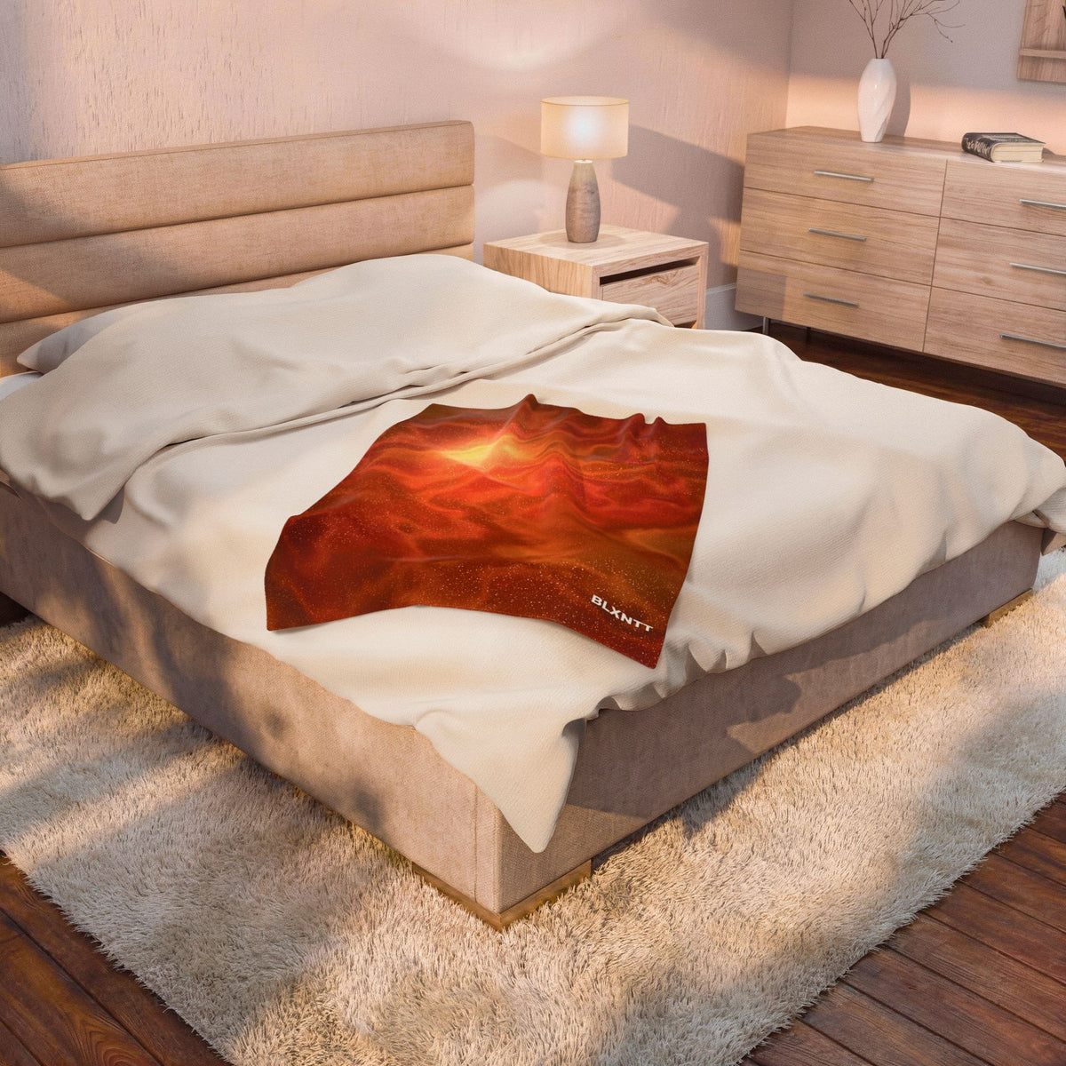 Orange Rainbow Dream Blanket