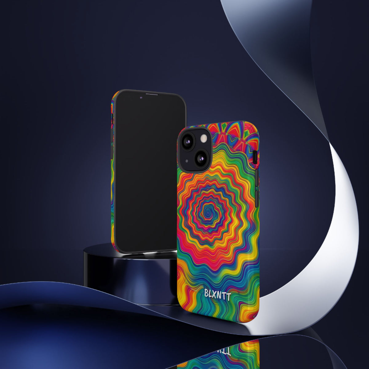 Hypnotic Rainbow Ripple Phone Case