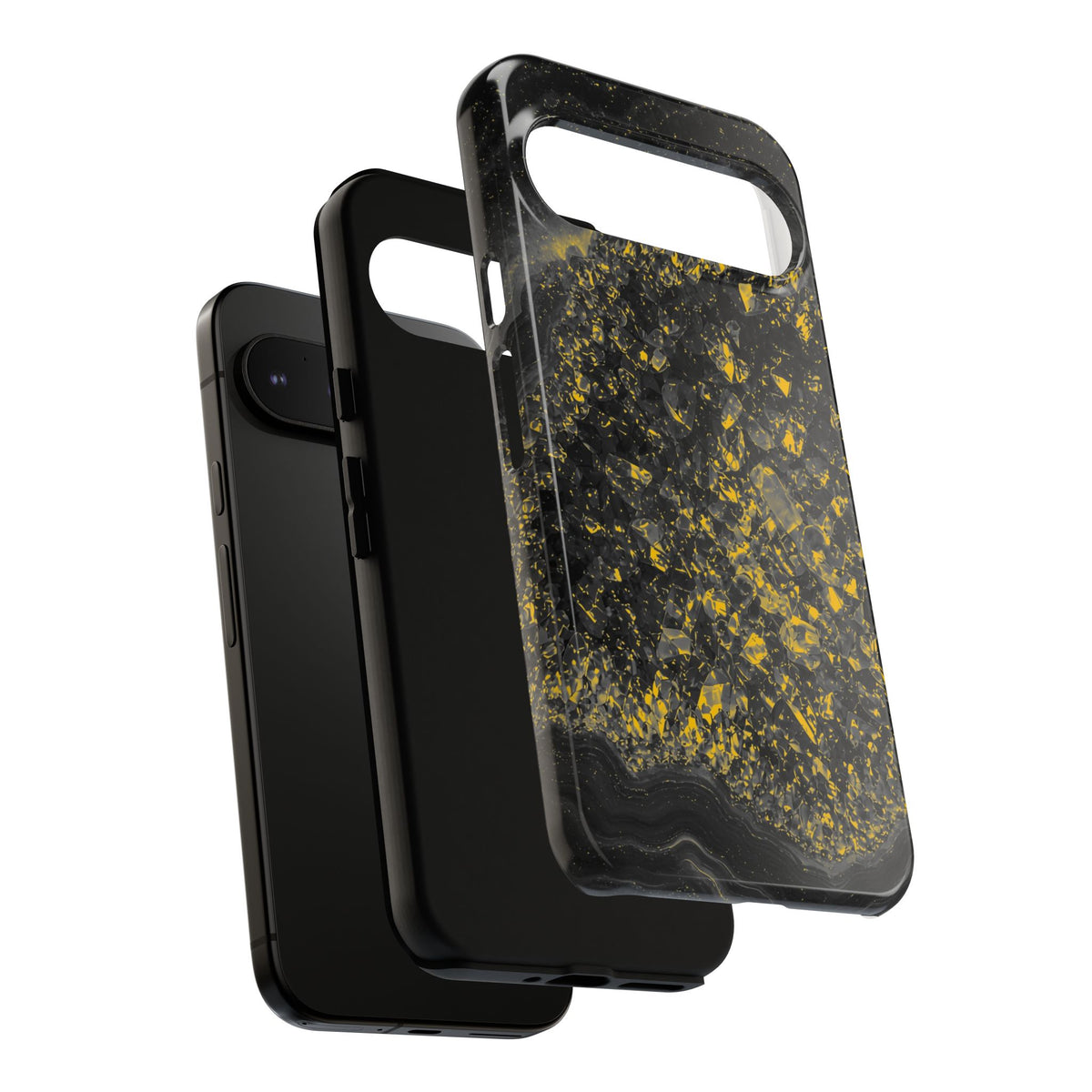 Geode Core - Mono Gold Spark Phone Case