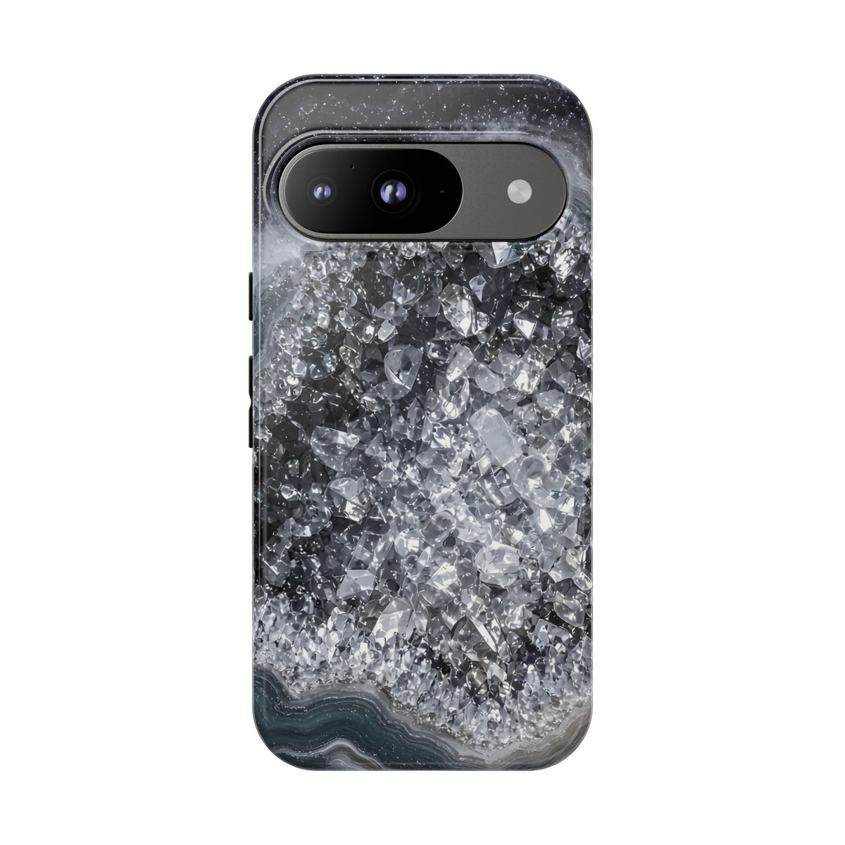 Geode Core - Silver Smoke Phone Case