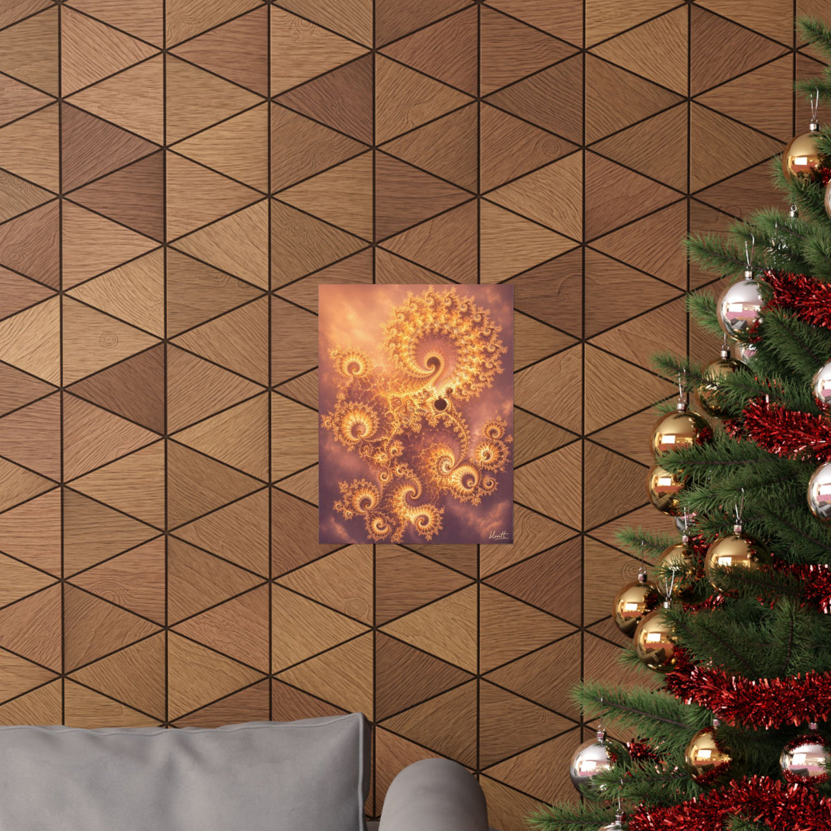 Copper Infinity - Golden Hour Poster