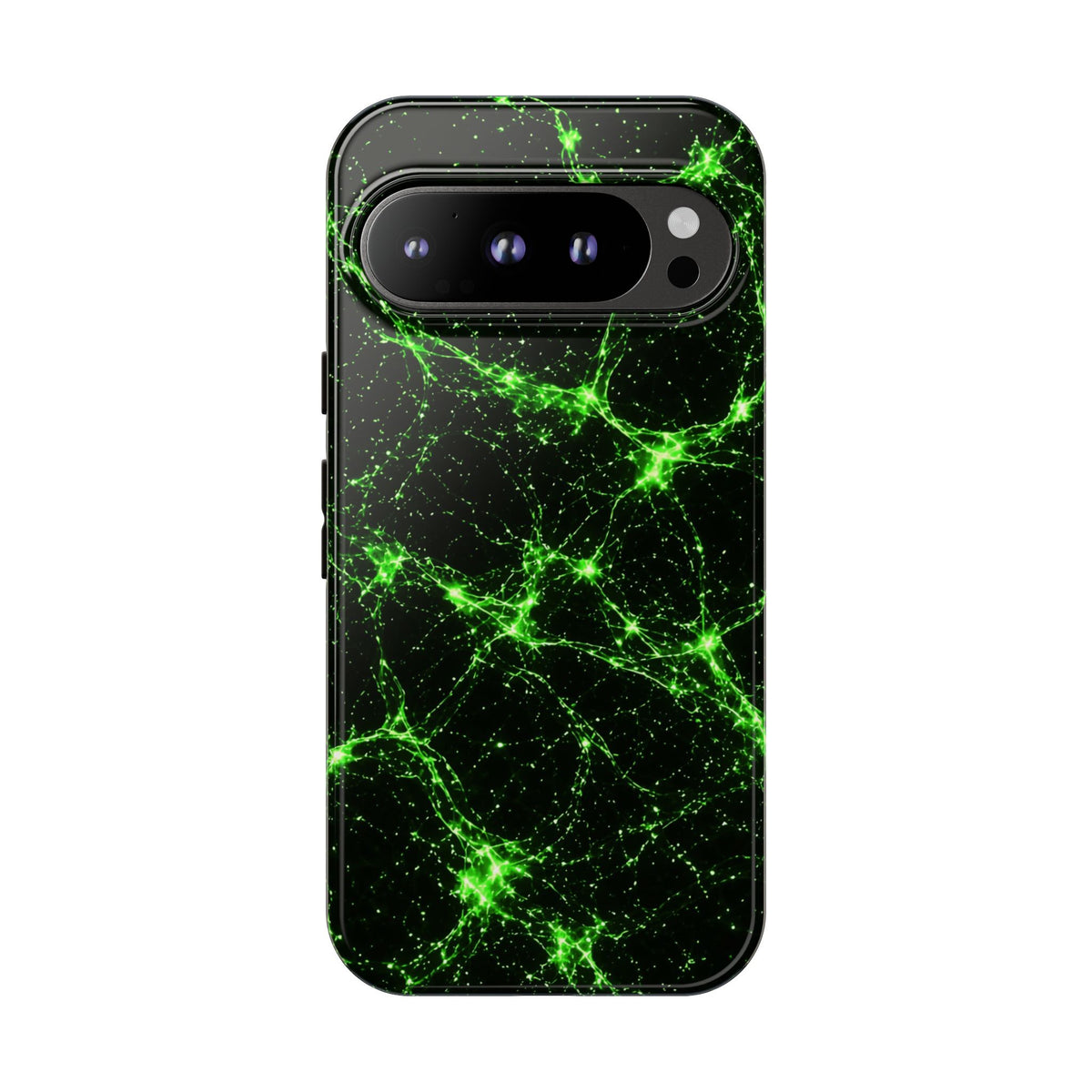 Neon Mycelium - Toxic Lime Phone Case