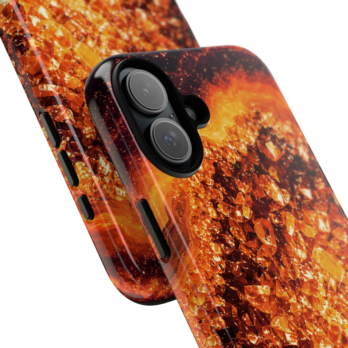 Geode Core - Molten Lava Phone Case