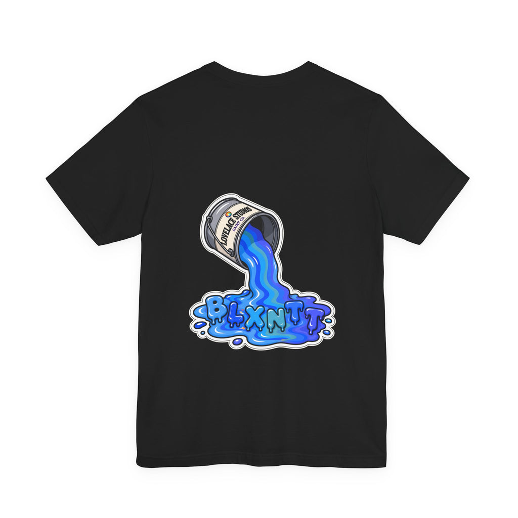 BLXNTT Paint Spill Tee - Blue (Black)
