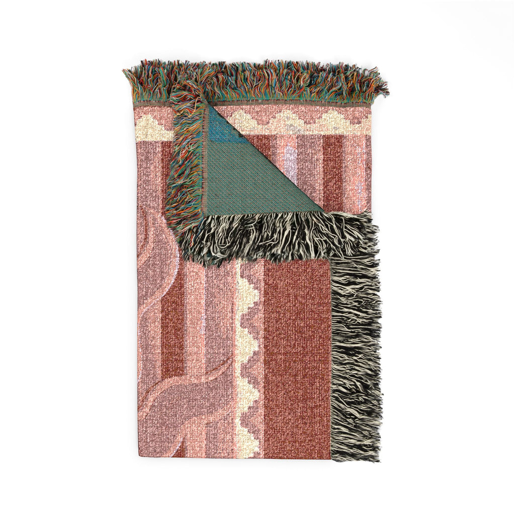BLXNTT Pink Hippie Woven Blanket #3