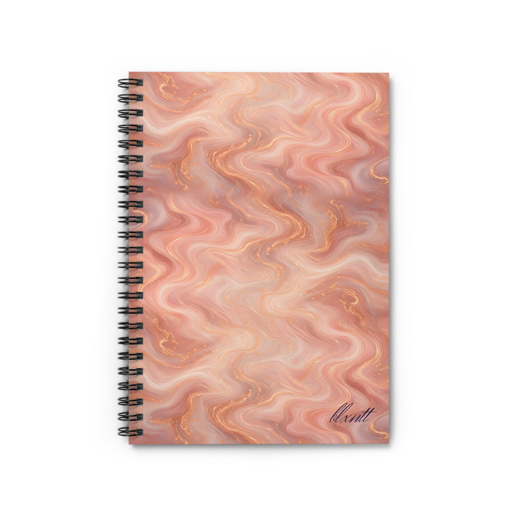 Rose Gold Marble Spiral Notebook
