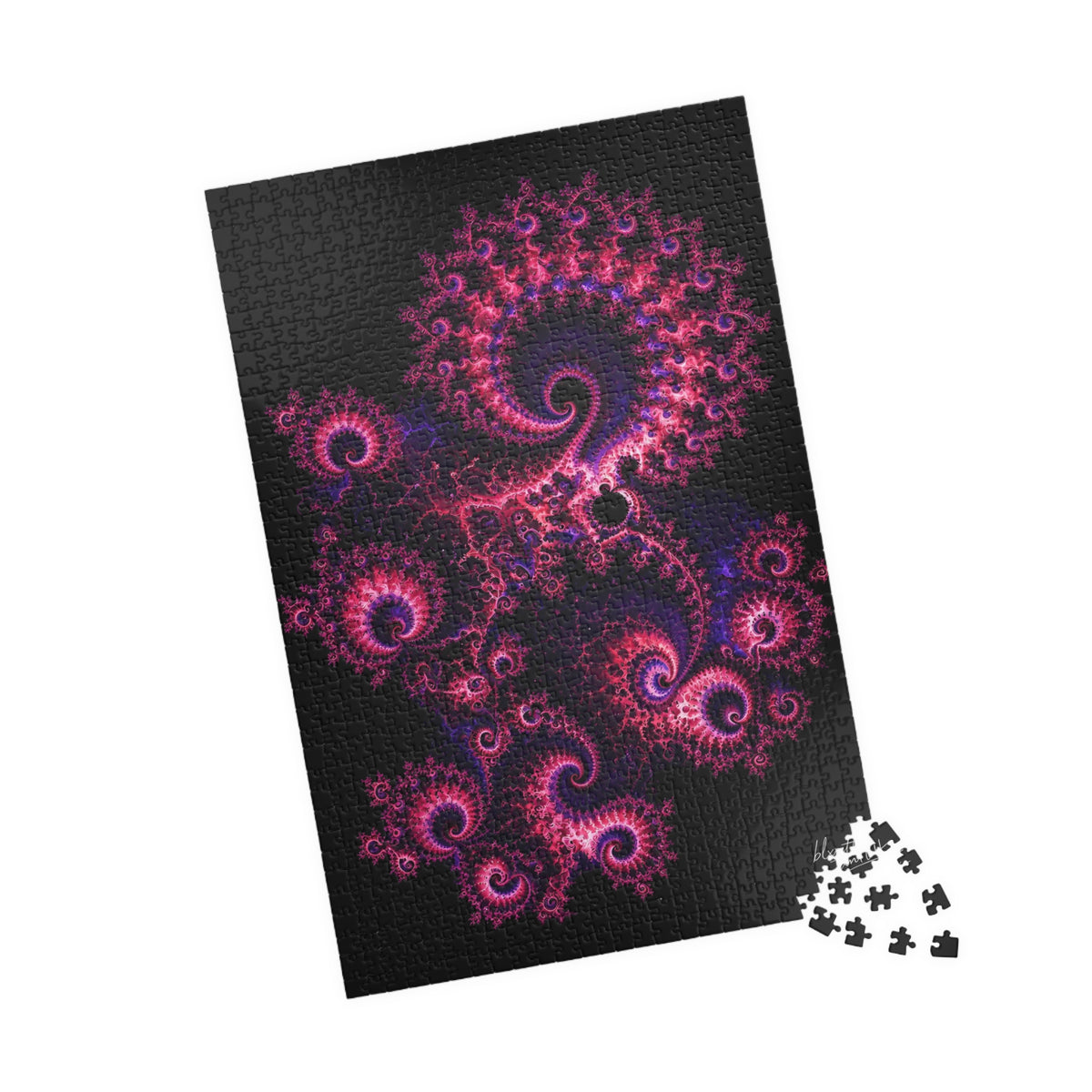 Copper Infinity - Hot Pink & Violet Jigsaw Puzzle