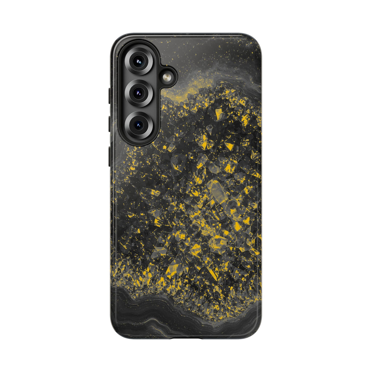 Geode Core - Mono Gold Spark Phone Case