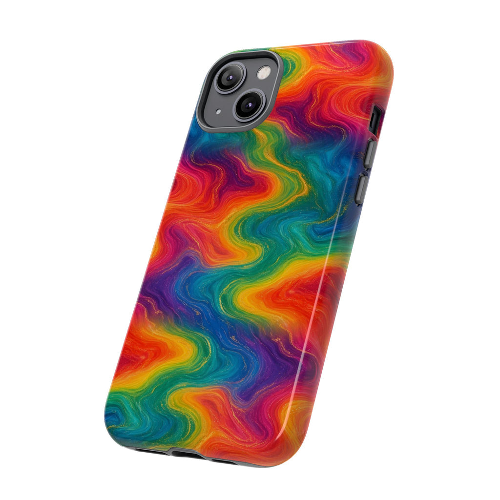 Rainbow Marble Phone Case