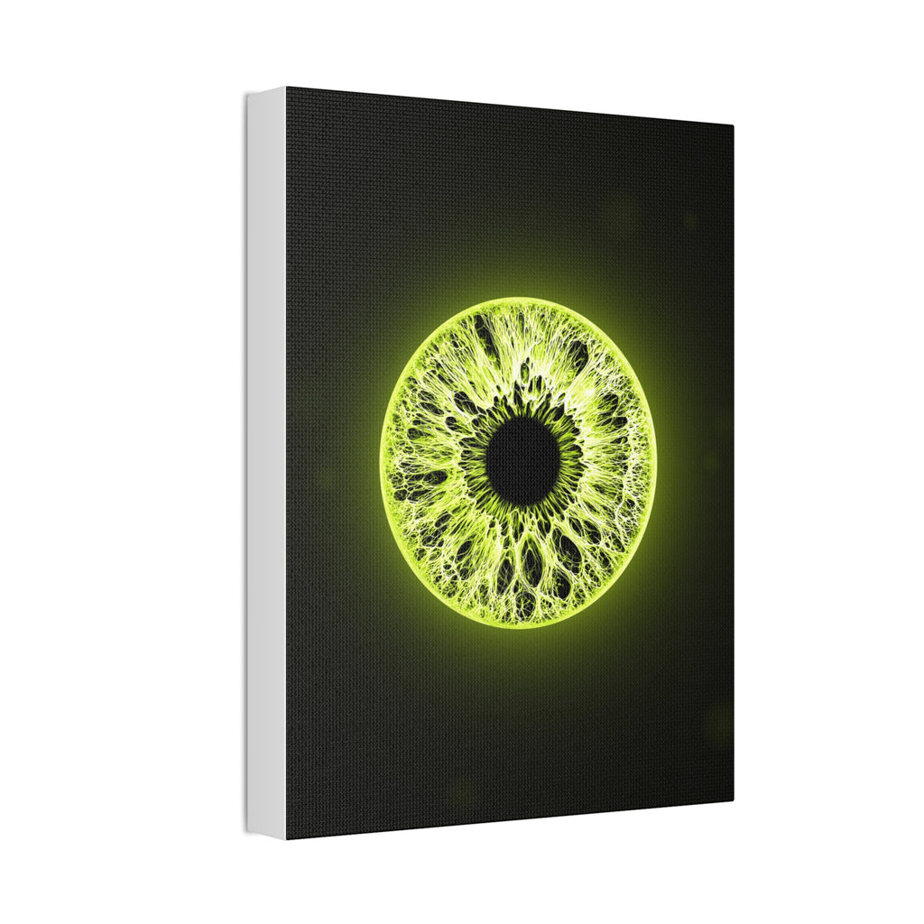 BLXNTT Iris – Lace Web Toxic Chartreuse Glossy Canvas