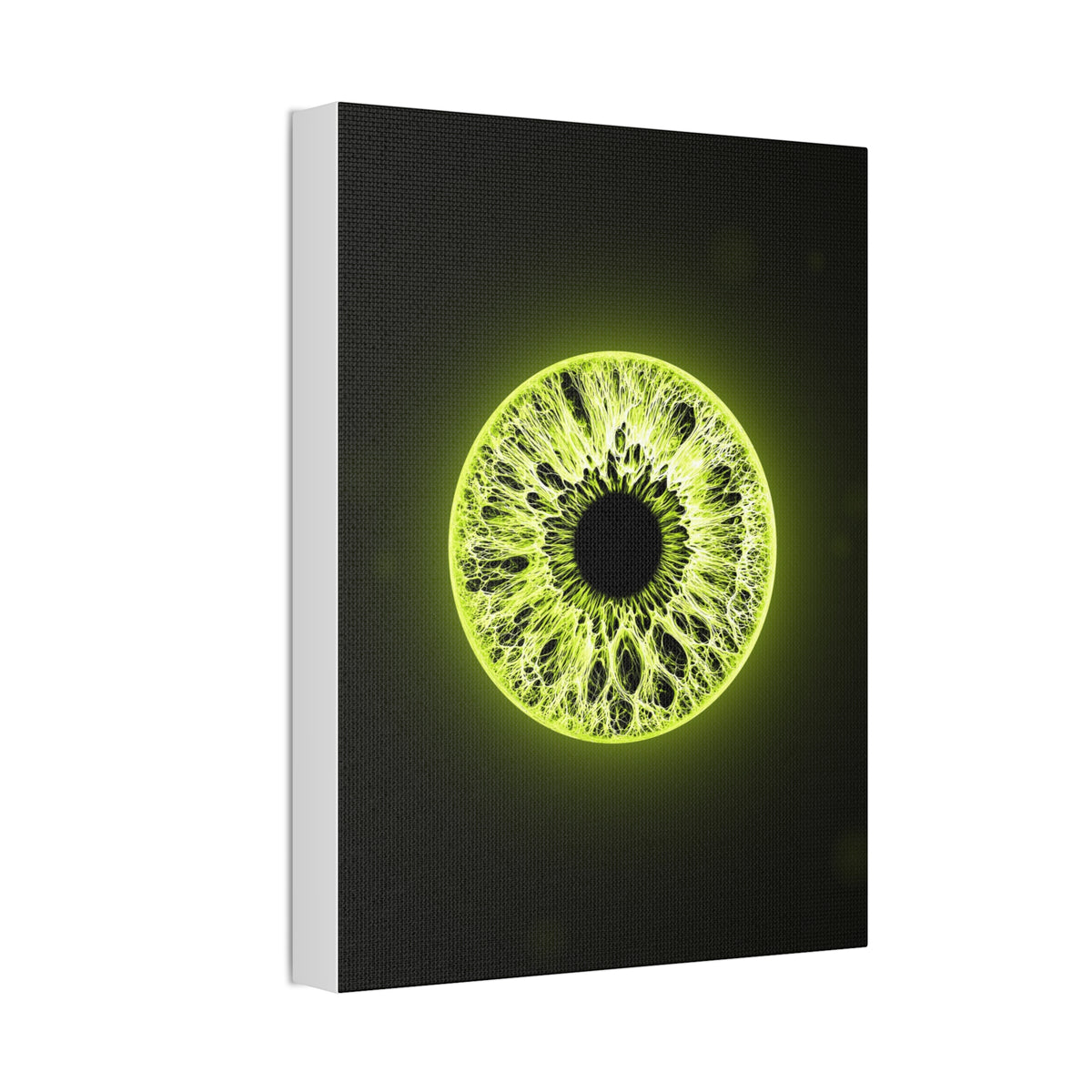 BLXNTT Iris – Lace Web Toxic Chartreuse Glossy Canvas
