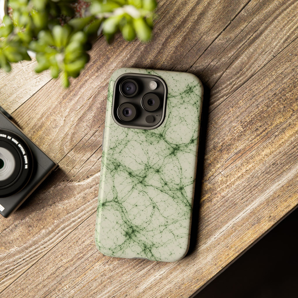 Neon Mycelium - Matcha Latte Phone Case