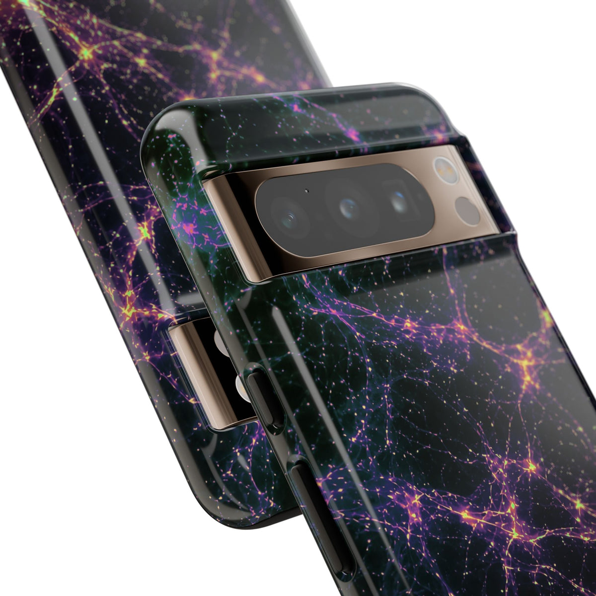 Neon Mycelium - Holographic Phone Case