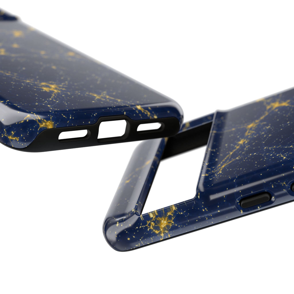 Neon Mycelium - Mustard Navy Phone Case