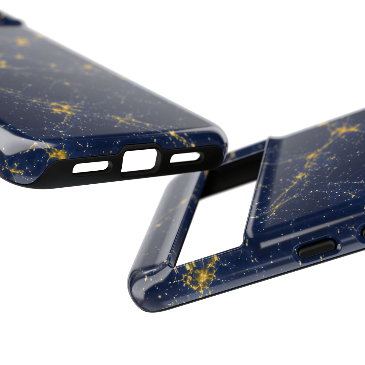 Neon Mycelium - Mustard Navy Phone Case