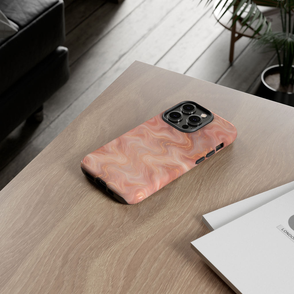 Rose Gold Marble Phone Case
