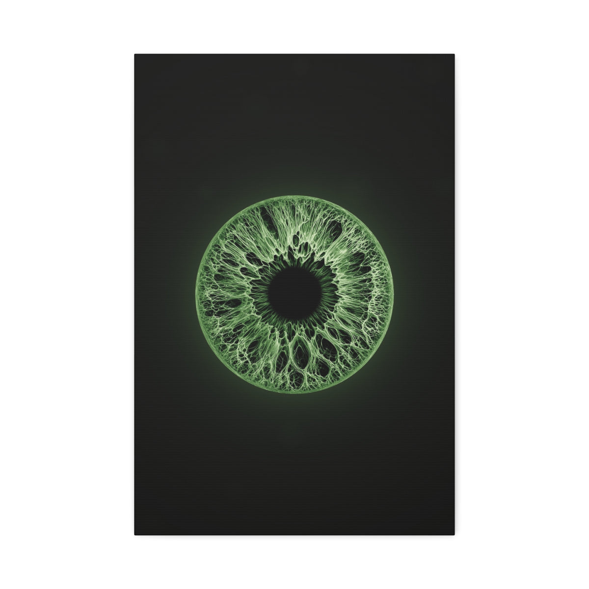 BLXNTT Iris – Lace Web Green Glossy Canvas