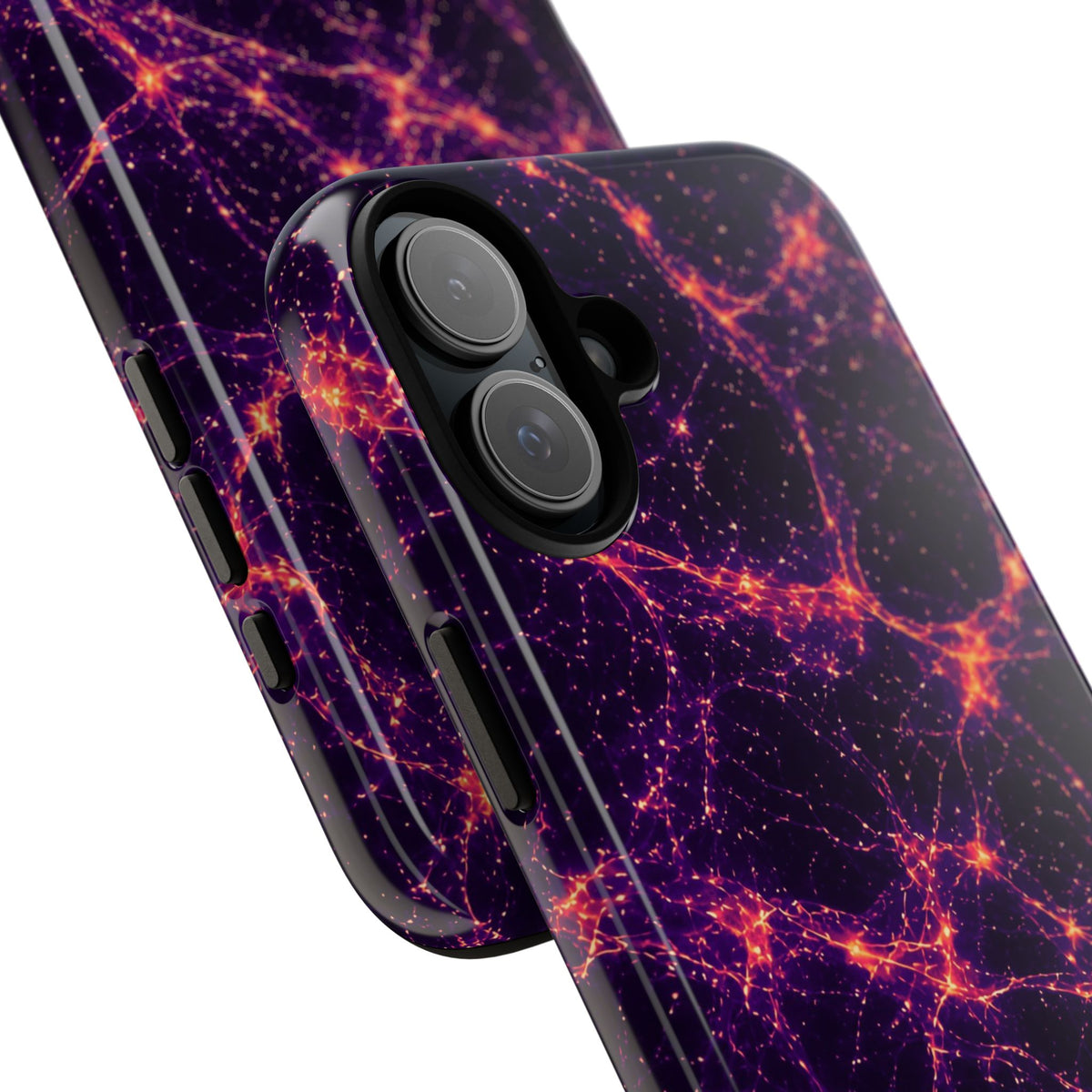 Neon Mycelium - Sunset Synapse Phone Case