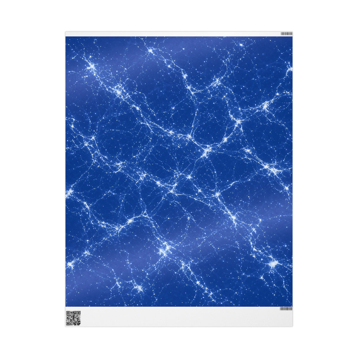 Neon Mycelium - Blueprint Wrapping Paper