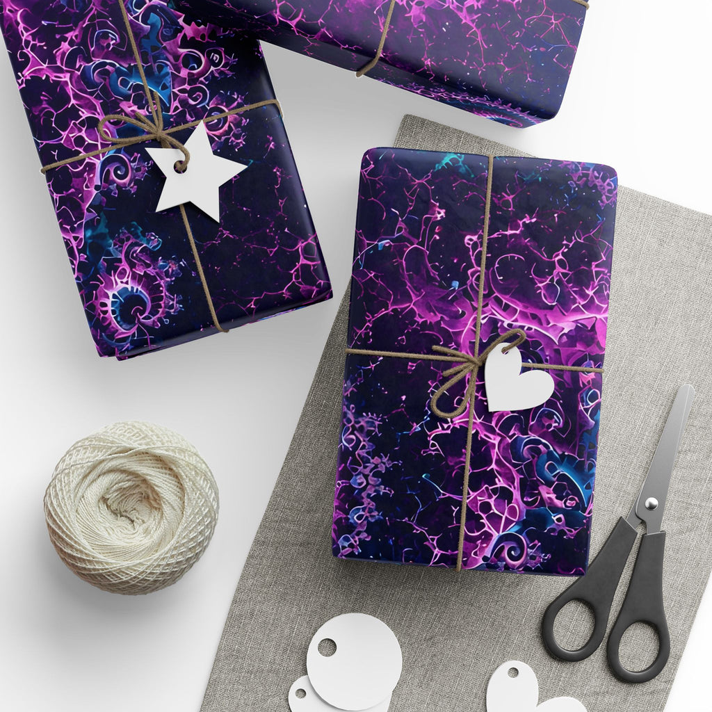 Copper Infinity - Cyberpunk Wrapping Paper