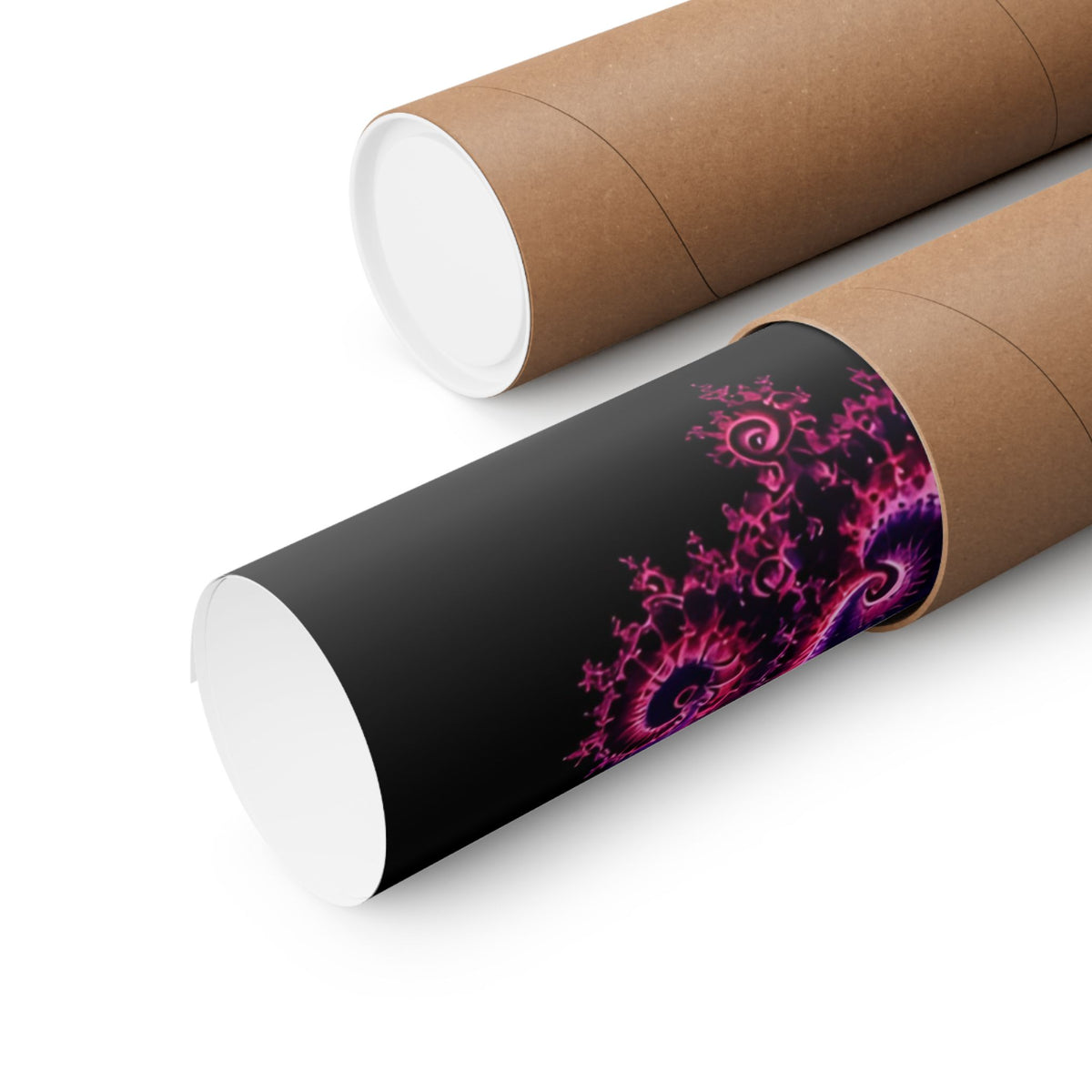 Copper Infinity - Hot Pink & Violet Poster