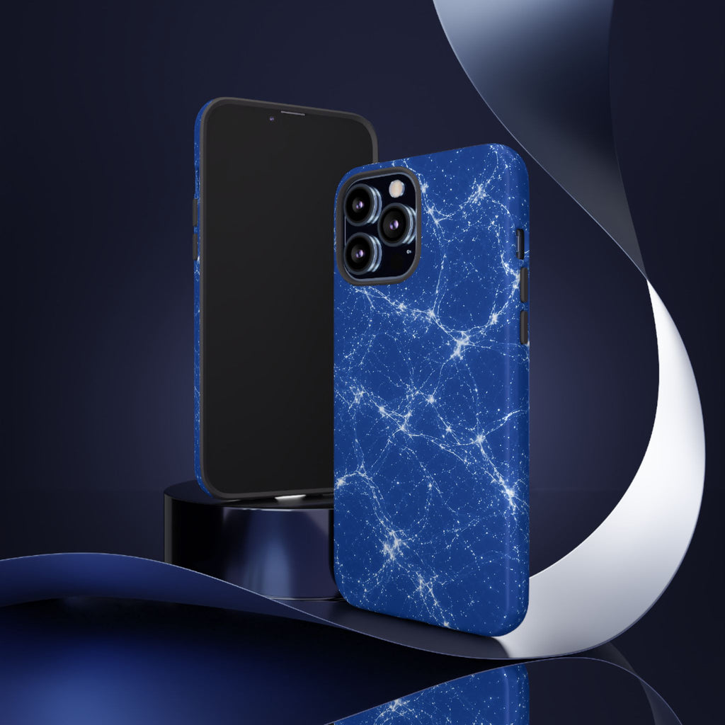 Neon Mycelium - Blueprint Phone Case